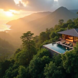 Luxury jungle retreat setting at Imiloa Institute Costa Rica for women