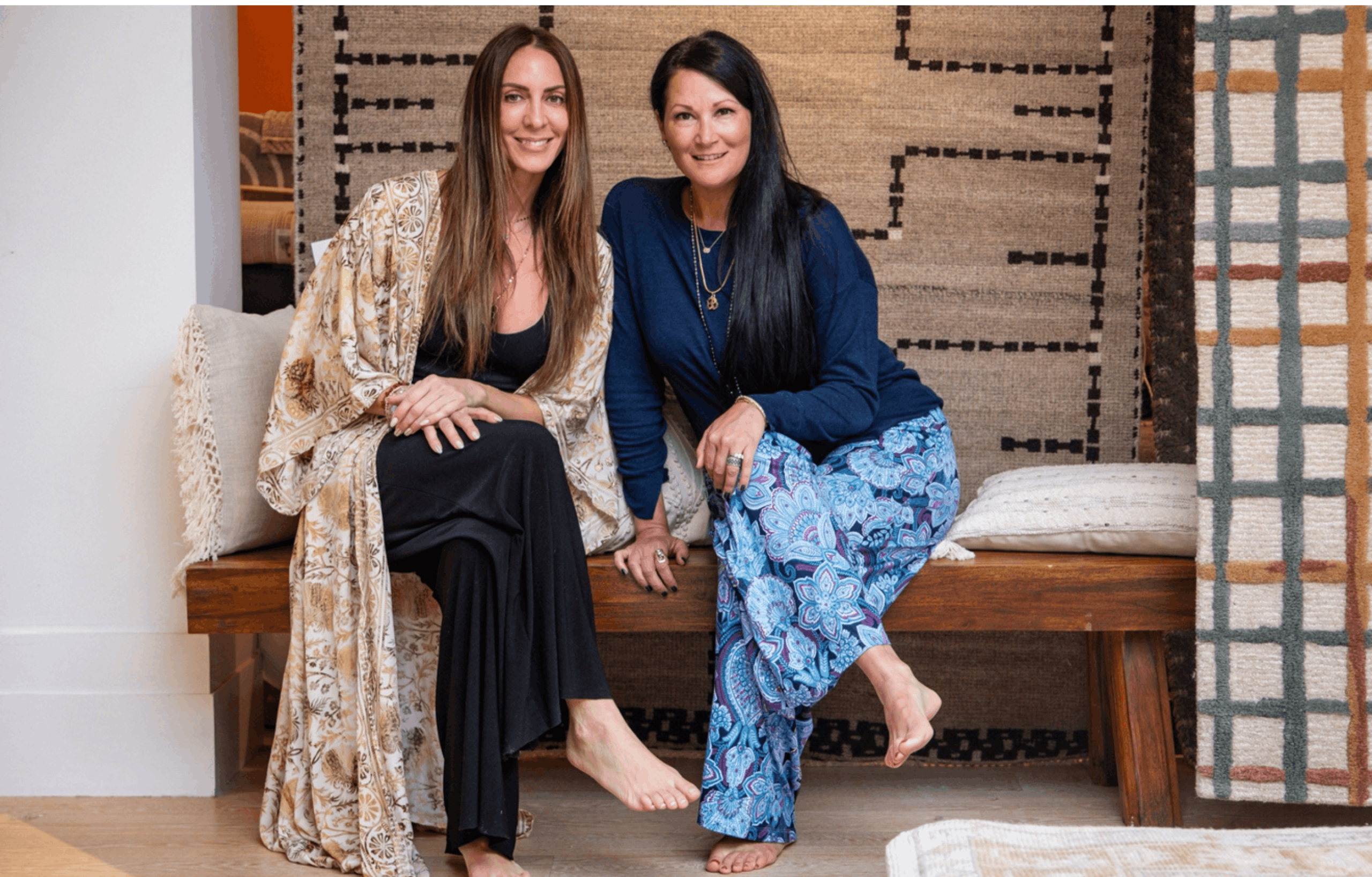 Jen Rubinetti and Joanna Rajendran co-founders of BE:COLLECTIVE luxury wellness retreats for women