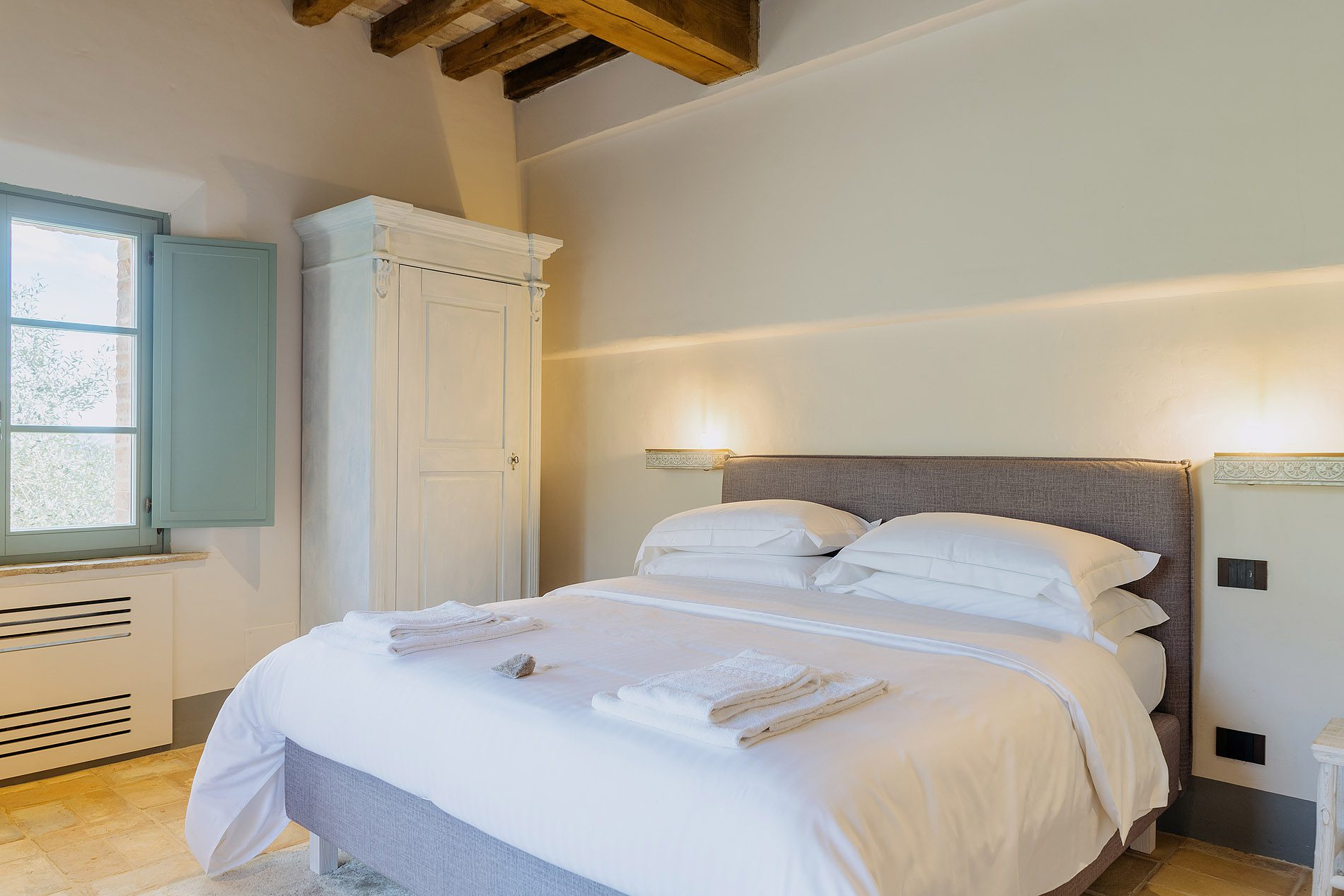 Luxury private room with premium amenities at BE:COLLECTIVE wellness retreat venue